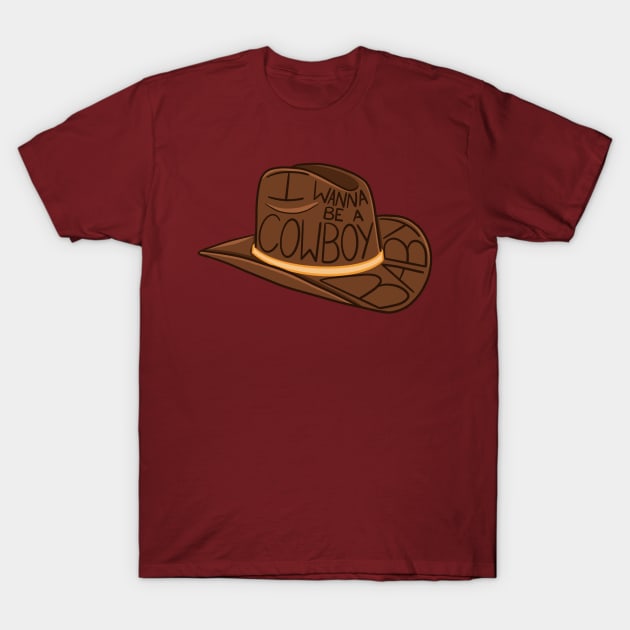 I Wanna be a Cowboy Baby T-Shirt by SolarNovae